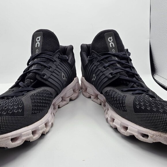 On Running Cloudswift Mens Size 11.5 Black White Running Shoes Athletic Outdoors - Picture 2 of 14